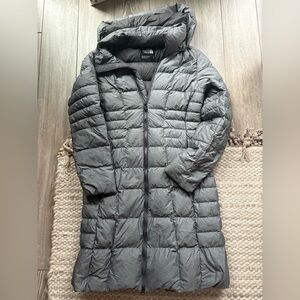 Gray North Face Parka